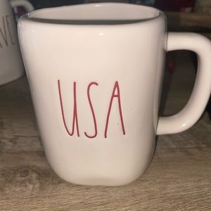Rae Dun USA Flag Coffee Cup Mug